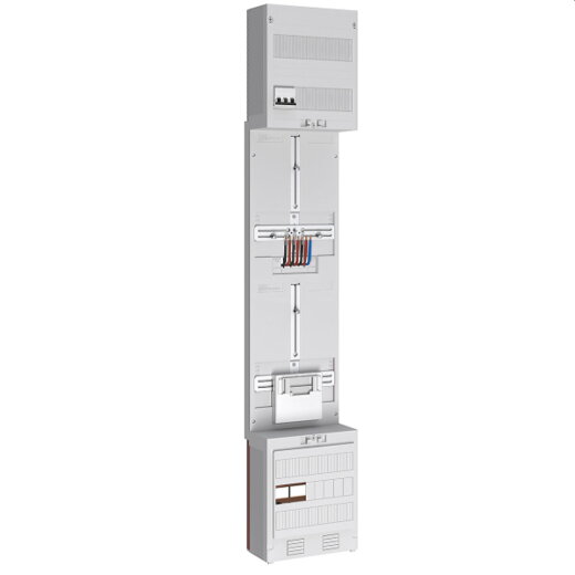 ABN Zählerplatz 3Pkt 1Z/Res m.Hauptschalter 5-pol. Z19811