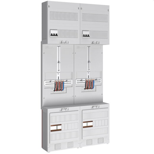 ABN Zählerplatz 3Pkt 2Z m.Hauptschalter 5-pol. Z27820