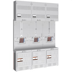 ABN Zählerplatz 3Pkt 3Z m.Hauptschalter 5-pol. Z37830