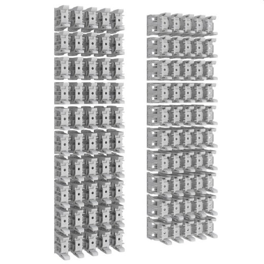 ABN Hutschienenhalter Kunststoff f.Hutschiene 7,5mm(PK=50Stk.) ABNPY56072N50