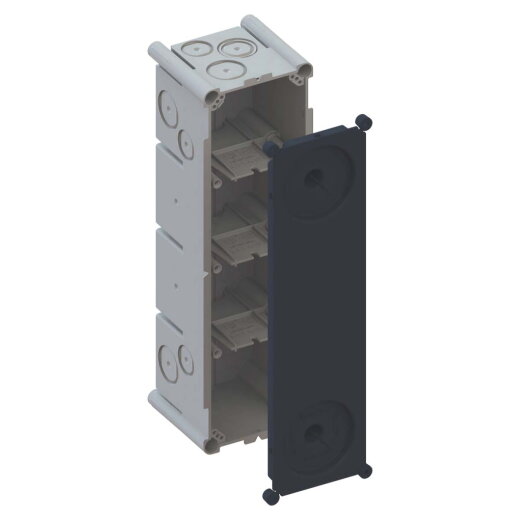 Kaiser Betonbau-Einlasskasten Varifix 4x1 mit Schutzdeckel