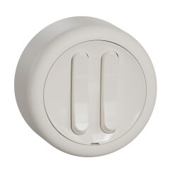 ELSO Doppelwechselschalter RENOVA weiß 16A