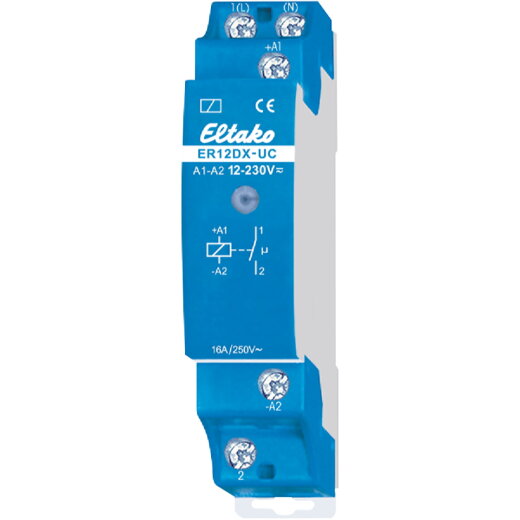 Eltako elektronisches Schaltrelais ER12DX-UC Duplex-Technologie