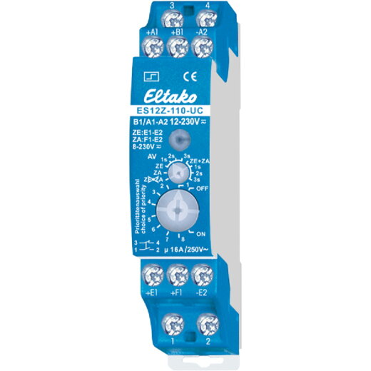 Eltako Stromstossschalter ES12Z-110-UC 8..230V UC 1S+1Ö