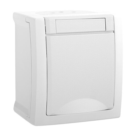 HHG Pacific Steckdose FR-Aufputz weiß 90591108-DE