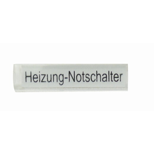 HHG Pacific Beschriftungsset für FR-AP IP54 90591301-DE "Heizung-Notschalter"