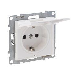 Legrand Steckdose SCHUKO SEANO SL Klappdeckel IP21 UW