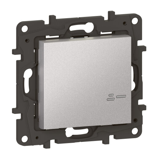 Legrand Wandsender 863706 Niloe Step Netatmo Licht 1-f.Alu