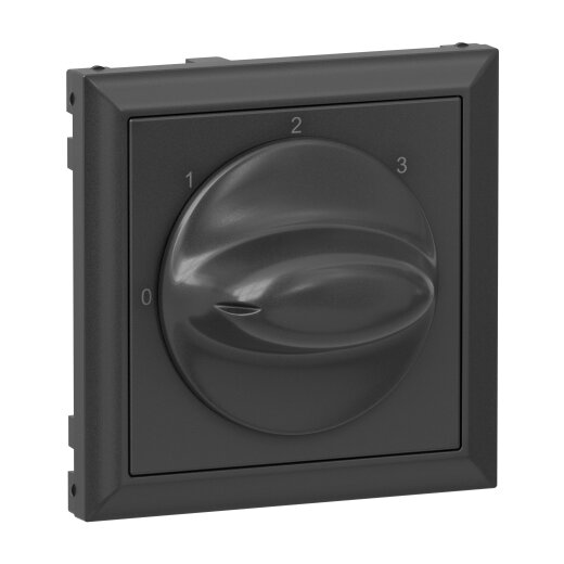 Legrand Abdeckung SEANO f.3-Stufenschalter 0,1,2,3 anthr