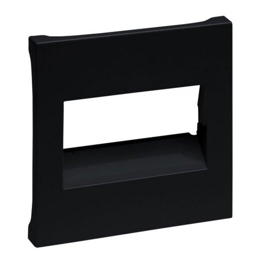 Legrand Abdeckung SEANO RJ45 f.1-u.2-f.Datendosen sw