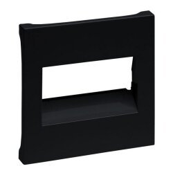 Legrand Abdeckung SEANO RJ45 f.1-u.2-f.Datendosen sw