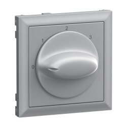 Legrand Abdeckung SEANO f.3-Stufenschalter 0,1,2,3 alu