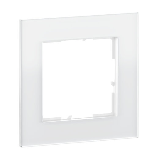 Legrand Rahmen SEANO Natura 1-f.White Glass
