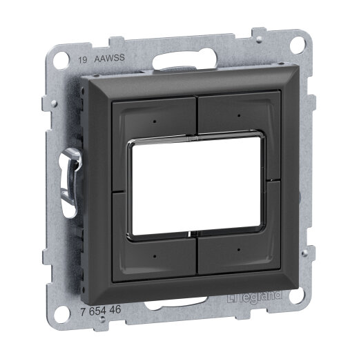 Legrand Elektroniktaster SEANO 4-f.0-24 V anthr