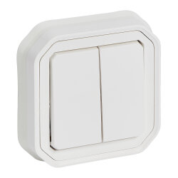 Legrand Doppelwechselschalter 069855L Plexo New