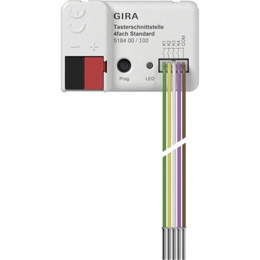 Gira Tasterschnittstelle 4f Standard KNX Secure