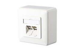 METZ Datenanschlussdose Cat6A 2xRJ45 E-DAT C6A 8/8(8) AP...
