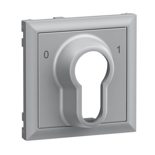 Legrand Abdeckung SEANO f.DIN-Schlüsselschalter 0-1 alu