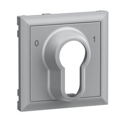Legrand Abdeckung SEANO f.DIN-Schlüsselschalter 0-1 alu