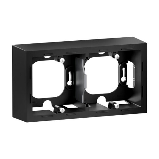 Legrand Aufputzgehäuse SEANO 2-f.sw