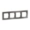 Legrand Rahmen SEANO+4-f.m.Dark Steel