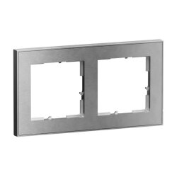 Legrand Rahmen SEANO+2-f.m.Brushed Steel