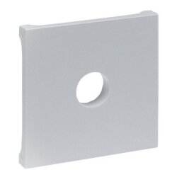 Legrand Abdeckung SEANO f.Anschlussdose F-Typ alu