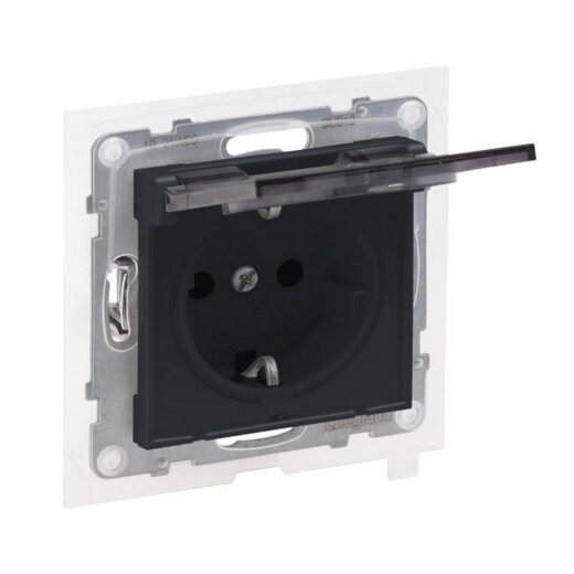 Legrand Steckdose SCHUKO SEANO SL Klappdeckel IP44 AN