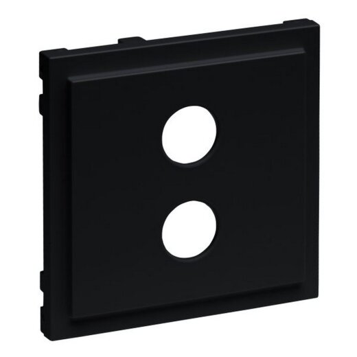 Legrand Abdeckung SEANO Lautsprecher 1-f.m.4mm-Buchse sw