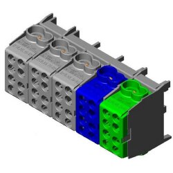 Pollmann Hauptleitungsabzweigklemme HLAK 25-5/10-S grau...