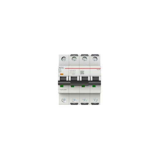 AEG Sicherungsautomat EN254B10 B 25kA 10A 4P