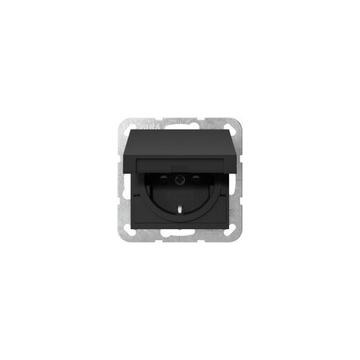 Gira Steckdose SCHUKO 4754005 KD+SH SRK Sys 55 sw m