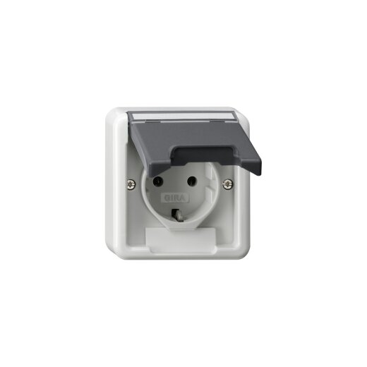 Gira Steckdose SCHUKO 445035 KD+BSF OT WG AP gr