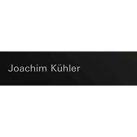 Gira Ruftaste 5549925 beschr. Sys 106 sw m