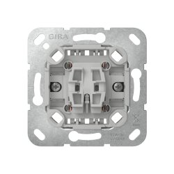 Gira Wippschalter 381900 Wechselsch.2-p o.Kr.Einsatz