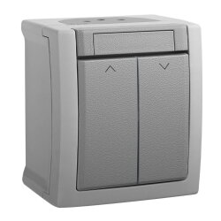 HHG Pacific Jalousieschalter FR-Aufputz IP54 mechanisch...