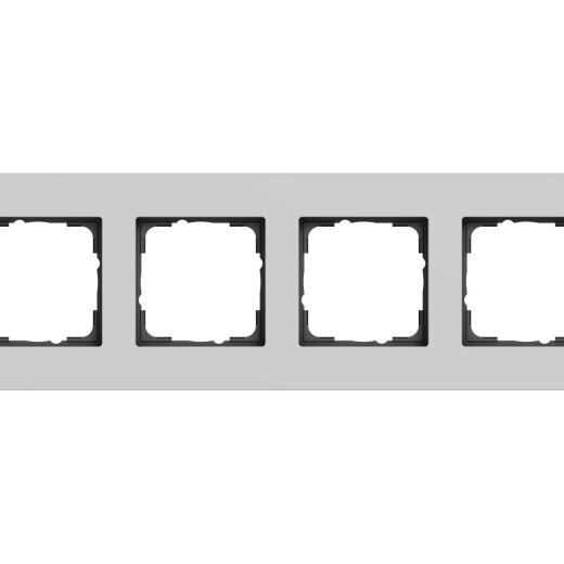 GIRA Abdeckrahmen 0214405 4f Gira Esprit alum.gr m lack