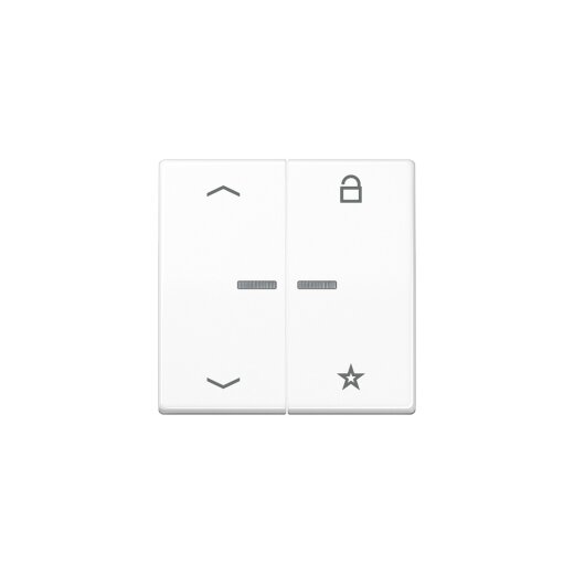 Jung Steuertaste FMAS1701PWW eNet Funk