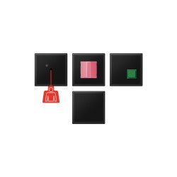 Jung Notrufset NRSLS0834SWM