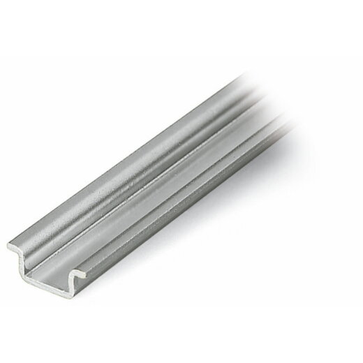 WAGO Stahltragschiene 15 x 5,5 mm 1 mm dick silberfarben 210-295