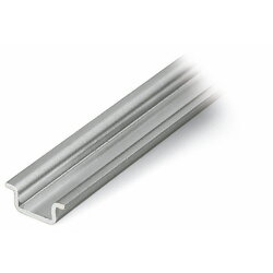 WAGO Stahltragschiene 15 x 5,5 mm 1 mm dick silberfarben...