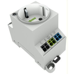 WAGO Schaltschrank-Steckdose zur Tragschienen- und...