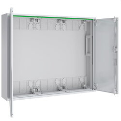 ABN Feldverteiler AP T:160mm Leer 144 TE 3x4-rg.m.Vollt....