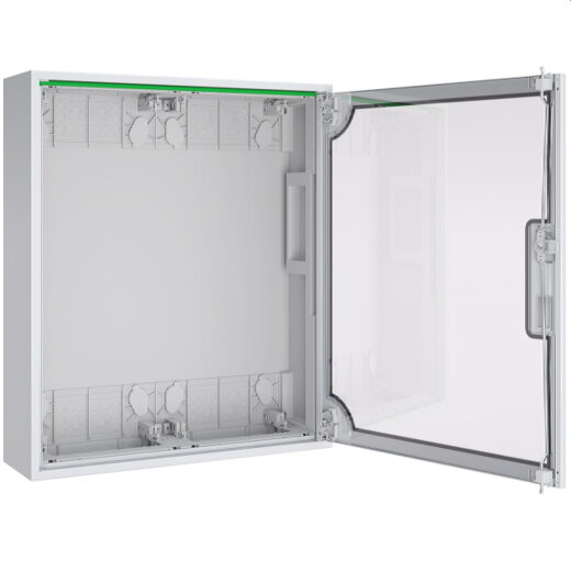 ABN Feldverteiler AP T:160mm Leer 2x4-rg.m.Sichttüre ABNRM204L03