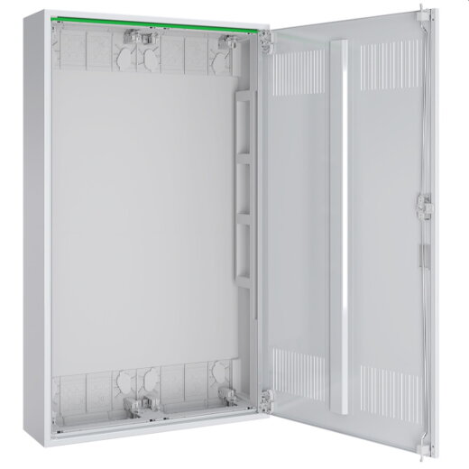 ABN Feldverteiler AP T:160mm Leer 2x6-rg.m.Lüftungst. ABNRM206L01