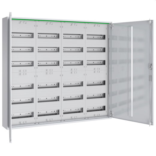 ABN Feldverteiler AP T:160mm m.Vollt.4x6-rg.KS REG ABNRM406R01