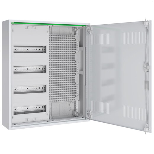 ABN Feldverteiler AP T:160mm m.Lüftungst.4 -rg. ABNRM204M01