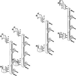 ABN Sammelschienenmodul tief 185mm für CU 30x10mm...