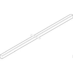 ABN CU-Schiene 5FB 12x10x1245mm waagrecht XCUW115
