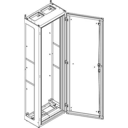 ABN Standgehäuse geerdet IP55 590x1890x340mm NT212EB